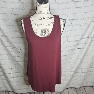 Old Navy Luxe Tank Top Burgandy Size Medium